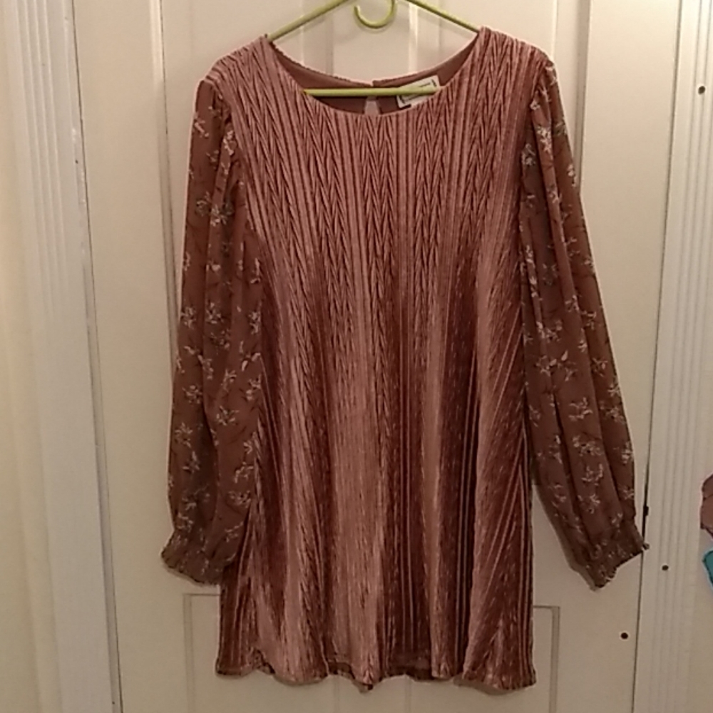 EUC Love Riche Dark Pink Dress, Large